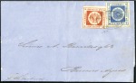 Stamp of Uruguay 1860 Thick Figures Exhibition Collection
