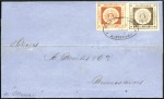 Stamp of Uruguay 1860 Thick Figures Exhibition Collection