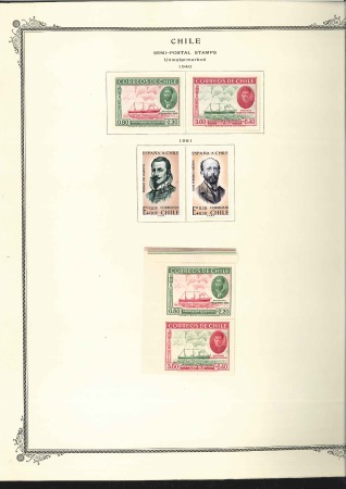 Stamp of Chile 1867-1976, An extensive specialised collection vir