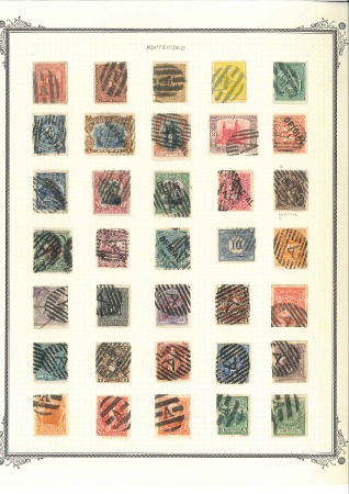 1877-1923 Cancellations: Collection neatly mounted