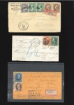 Stamp of United States 1873-1939, 100+ covers incl. useful material, reg'