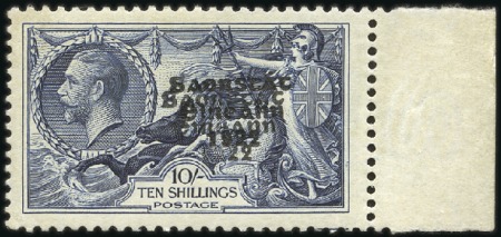 Stamp of Ireland » 1935 Re-Engraved Overprints (T75-T77) 1935 Waterlow Re-engraved 10s indigo, position 20 