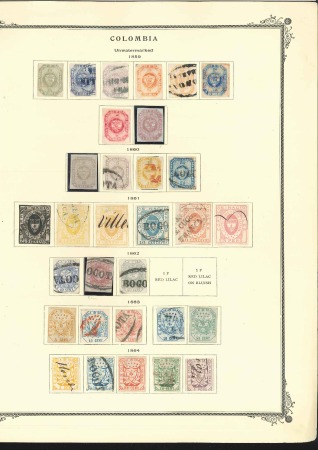 Stamp of Colombia 1867-1975, An extensive specialised collection nea