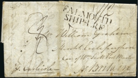 Stamp of Portuguese Colonies » Cape Verde 1789 (Dec 19) Entire datelined "Island of St. Jago