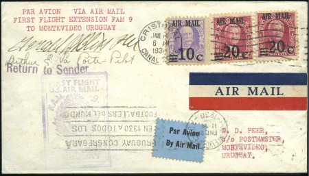 Stamp of Uruguay 1930 Rare World Cup machine cancel "URUGUAY CONGRE