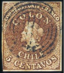 1854-66 The Columbus Issues: Specialised collectio