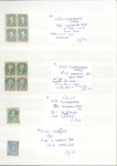 Stamp of United States 1853-1902, Collection incl. 1860 24c Washington un