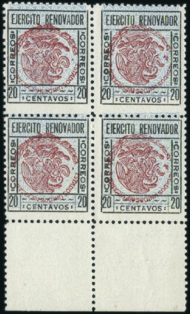 1929 Sinaloa Revolutionary Issues: 20c black, red 