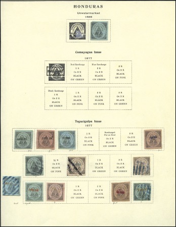 Stamp of Honduras 1865-1970, An extensive specialised collection nea