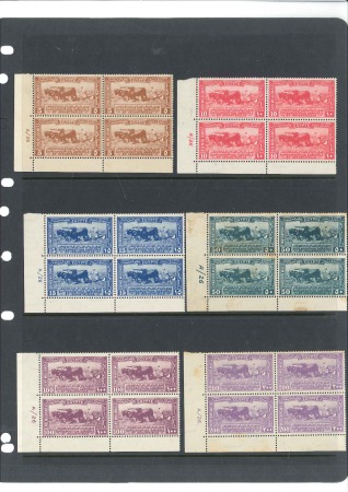 1926 Agricultural Exhibition mint og set of six fr