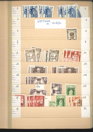 1951-73 Mint & used accumulation in large stockboo