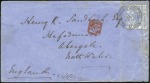 Stamp of Egypt » British Post Offices 1882 (Aug) Envelope sent to Wales with 1880-83 2 1