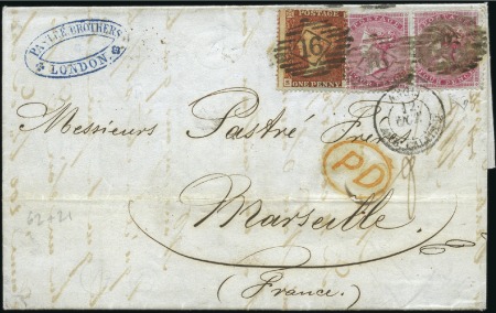 QV SURFACE PRINTED COVERS
1855 (Oct 11) Entire to