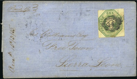 1855 (Feb 23) Wrapper (missing sideflaps) to SIERR