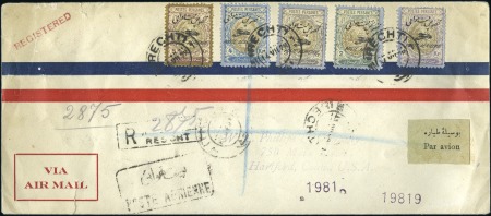 1927 Aerial Post Issue, collection in 3 albums wit