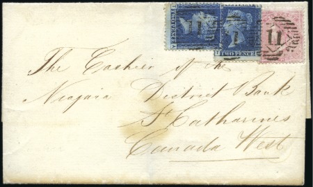 1860 (Nov 16) Wrapper from London to Canada, with 