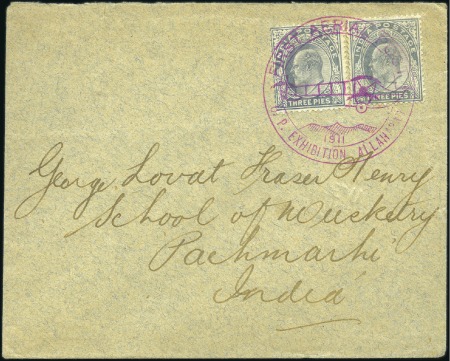 1911 Allahabad-Naini first aerial flight cover wit