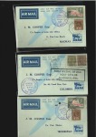 1925-1940, Group of 64 mainly first flight airmail