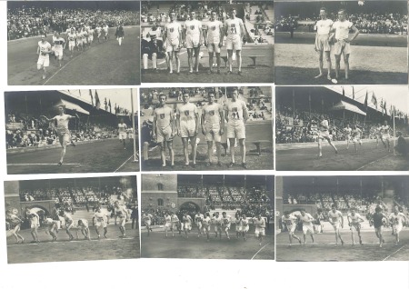 Track & Field: Official Granberg postcards, 10 unu