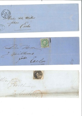 1851-85, Archive commerciale comprenant environ 90