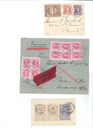 Stamp of Belgium » General issues from 1894 onwards 1869-1958, Lot de 39 lettres et cartes, bon nombre