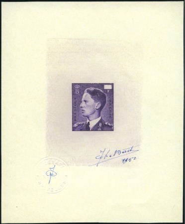 1950-52 Roi Léopold III et Roi Baudoin 1er, ensemb