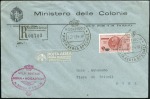 1934 Roma-Mogadiscio "SERVIZIO DI STATO" ovpts. fo