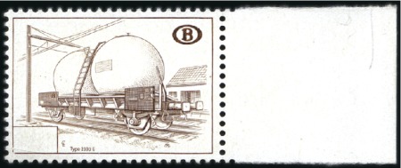 1980 Wagons de Marchandises, 200F brun clair, SANS