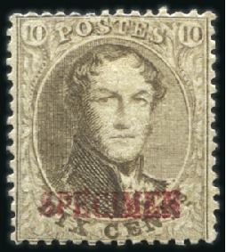 1863-1932, Petit lot de timbres surchargés SPECIME