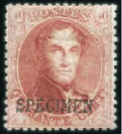 1863-1932, Petit lot de timbres surchargés SPECIME