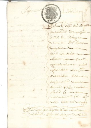 1695-1770, 28 documents avec empreinte fiscale, to