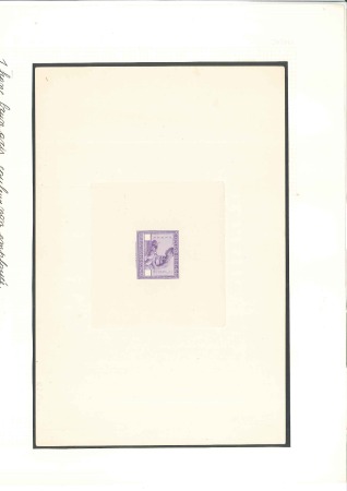 Stamp of Belgian Congo » General Issues from 1909 (June) 1923 "Vloors", cinq épreuves en couleurs non-adopt