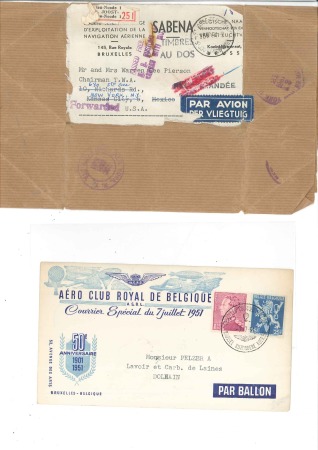 Stamp of Belgium » General issues from 1894 onwards 1935-60, Lot de plus de 270 lettres et cartes de l