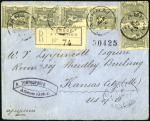 Stamp of Greece » 1896 Olympics 1896 (Apr 13) Envelope sent registered to the USA 