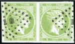 Stamp of Greece » Large Hermes Heads » 1862-67 2nd Athens print 5L green, the three main colours in very fine to s