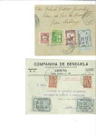 1945 Emergency airmails, group of seven internal c