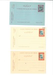 1928-1935, Group of thirteen Postal Stationary cards with SPECIMEN overprints