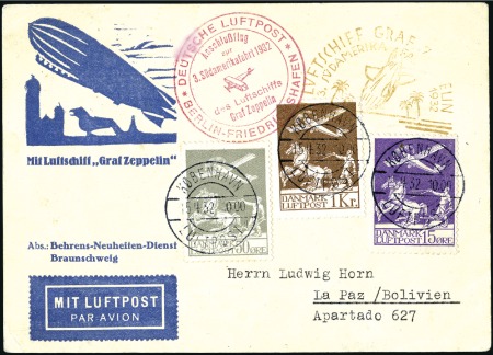 1932 (April) Zeppelin 3rd South America Flight pc 