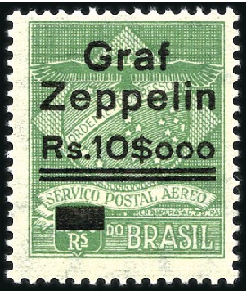 Stamp of Brazil 1930 LUFTSCHIFFBAU ZEPPELIN issues, highly diverse