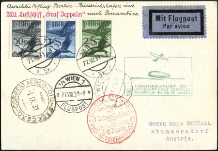 1931 (29 August) Zeppelin 1st South America Flight