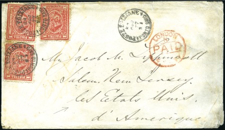 1877 (Oct 24) Envelope from Port Said to the USA w