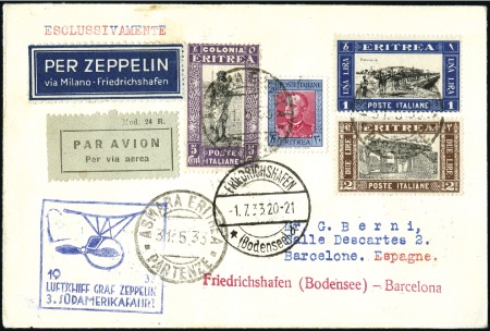 1933 (June) Zeppelin 3rd South America Flight reg'