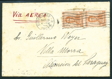 1921 (March) Buenos Aires to Asuncion del Paraguay