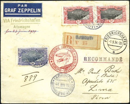 1934 (August) Zeppelin 7th South America Flight, r