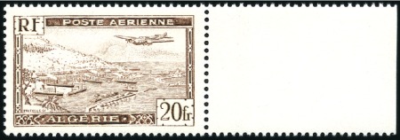 1946-47 20Fr Algiers Harbour & Plane, the scarce T