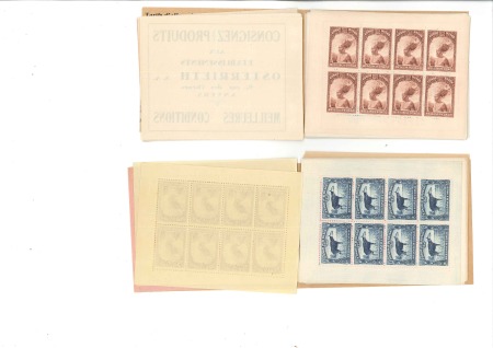 Stamp of Belgian Congo » General Issues from 1909 (June) 1937 Carnet avec types Indigènes, animaux et paysa