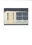 Stamp of Israel » Israel 1948 "Doar Ivri" Complete Sets Doar Ivri set, perf 11, in corner margin tab block