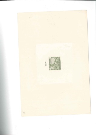 Stamp of Belgian Congo » General Issues from 1909 (June) 1923-25, "Vloors", l'Ensemble UNIQUE d'épreuves et