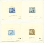 1923-25, "Vloors", l'Ensemble UNIQUE d'épreuves et