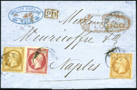 Stamp of France Exceptionnel affranchissement tricolore avec cache